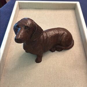 Red Mill Brown Dachshund Figurine